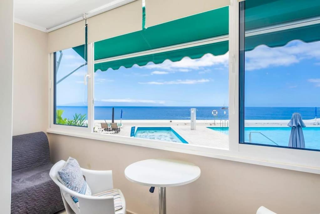 First Line Ocean View Studio Puerto de Santiago  Exterior foto
